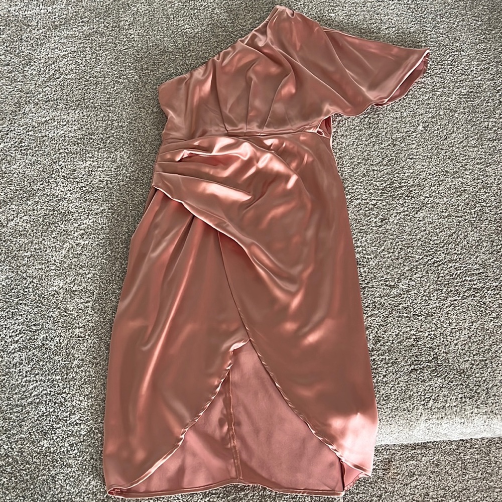 Satin cocktail dress